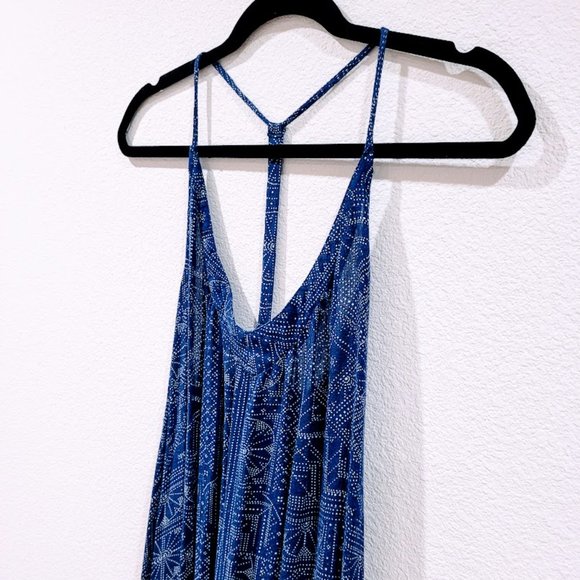 Roxy Blue Pattern Maxi Dress - Picture 3 of 5